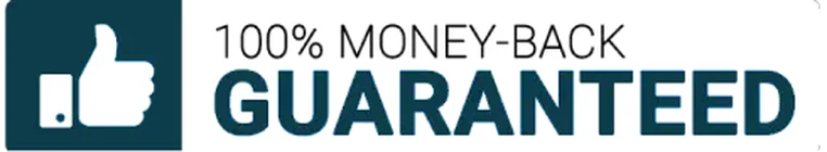 100% money-back guaranteed